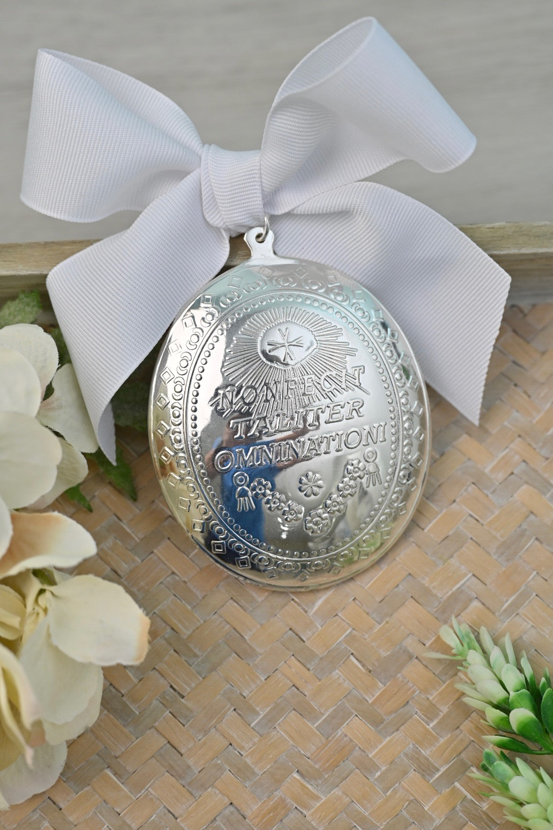 Virgen de Guadalupe Crib Medallion