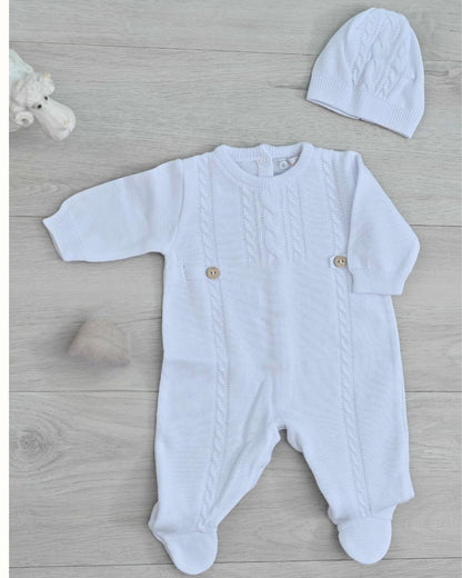 Baby Beau White First Day Set