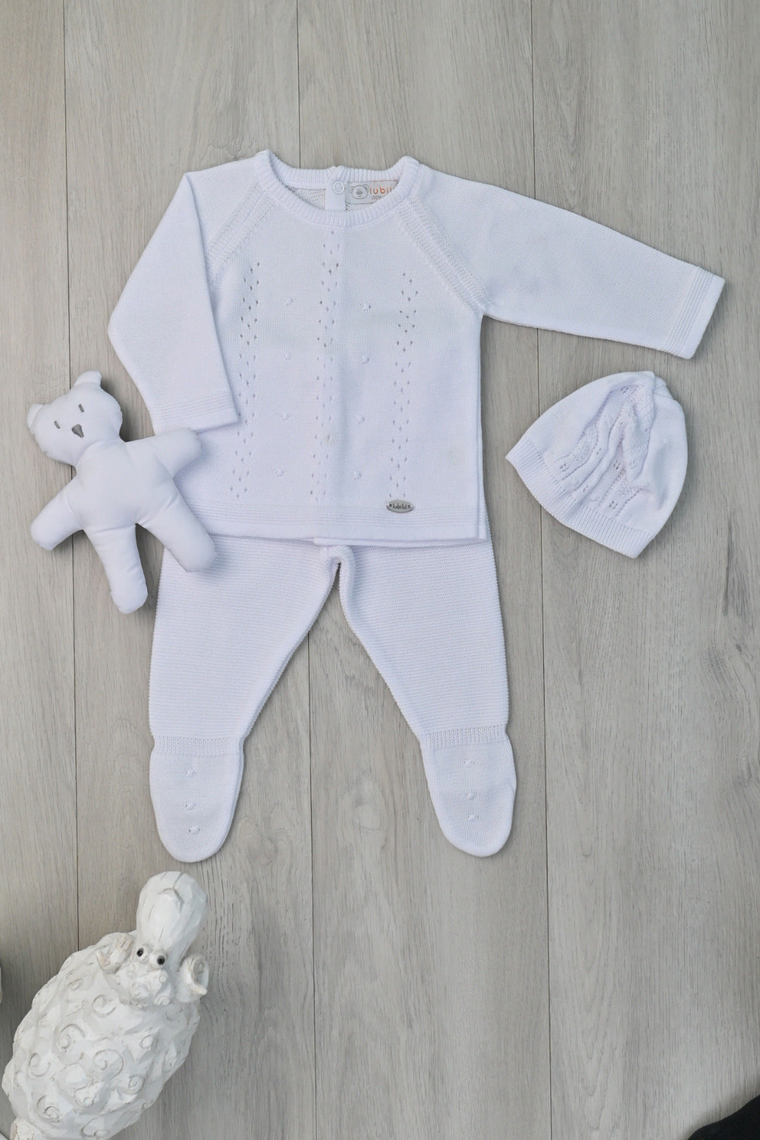 Hello Baby White Set