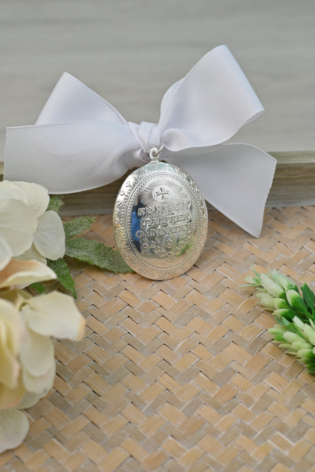 Virgen de Guadalupe Crib Medallion