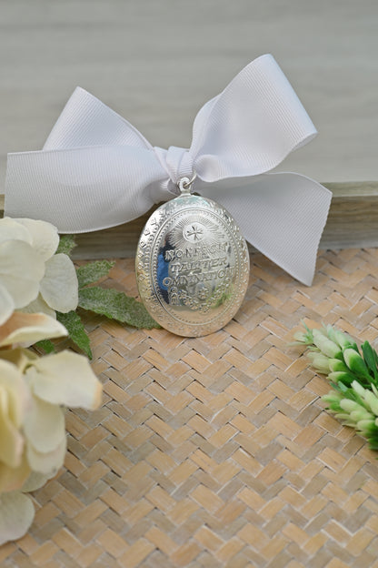 Virgen de Guadalupe Crib Medallion