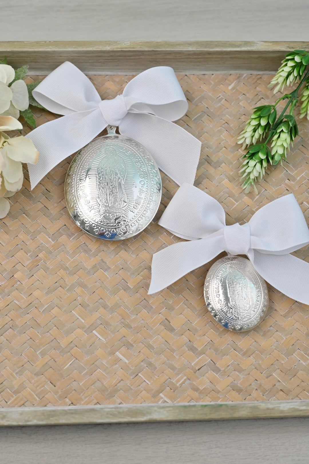 Virgen de Guadalupe Crib Medallion