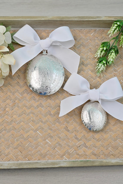 Virgen de Guadalupe Crib Medallion