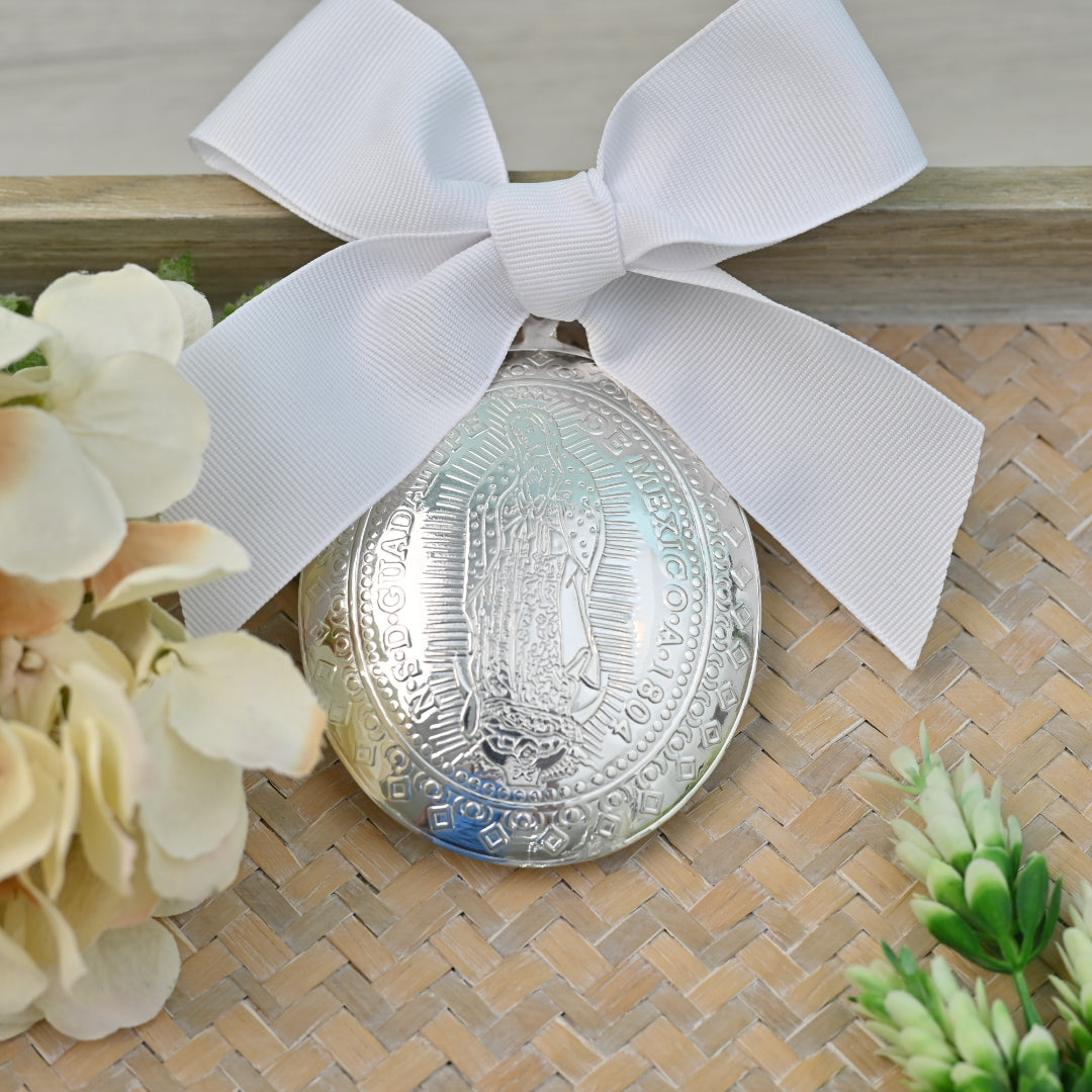 Virgen de Guadalupe Crib Medallion