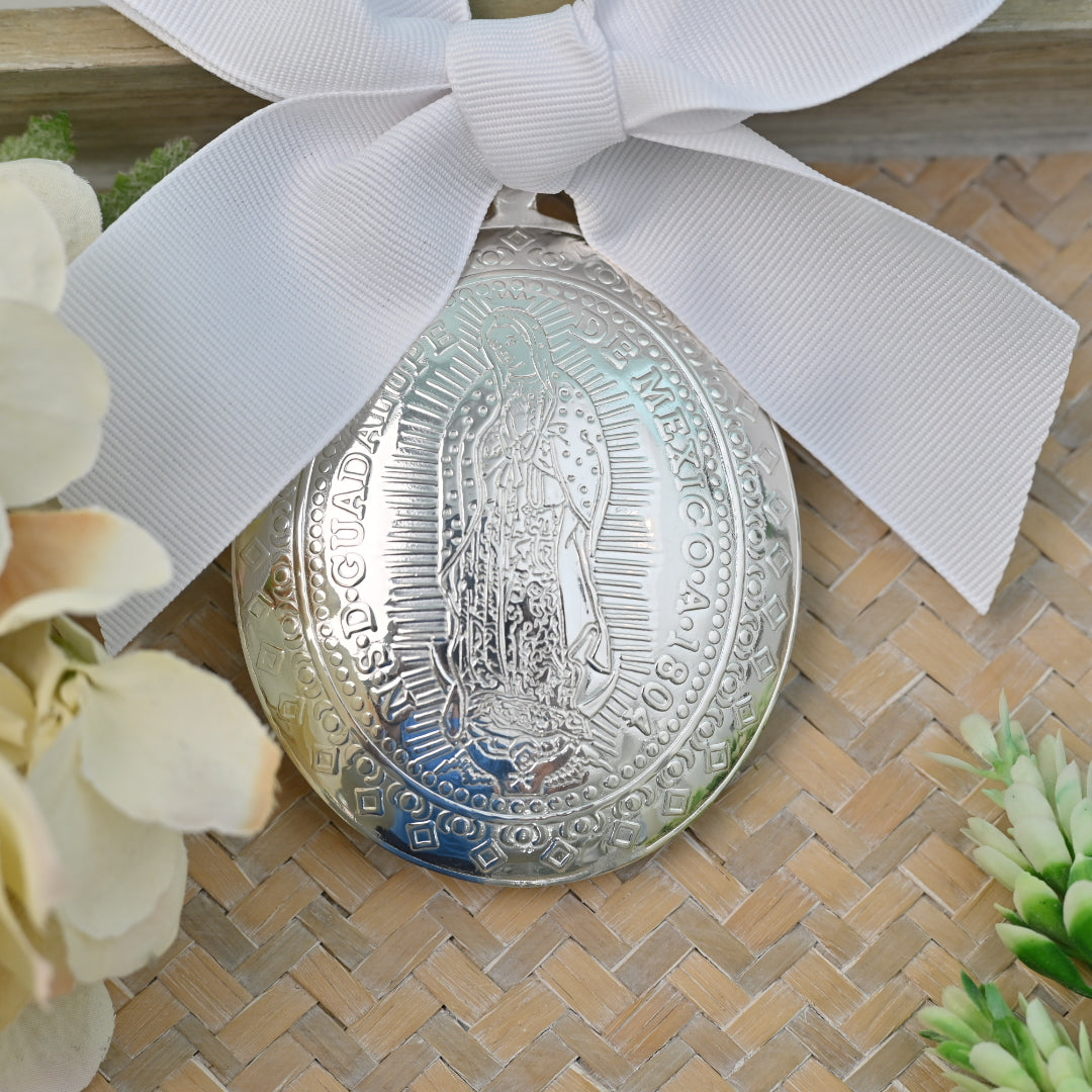 Virgen de Guadalupe Crib Medallion