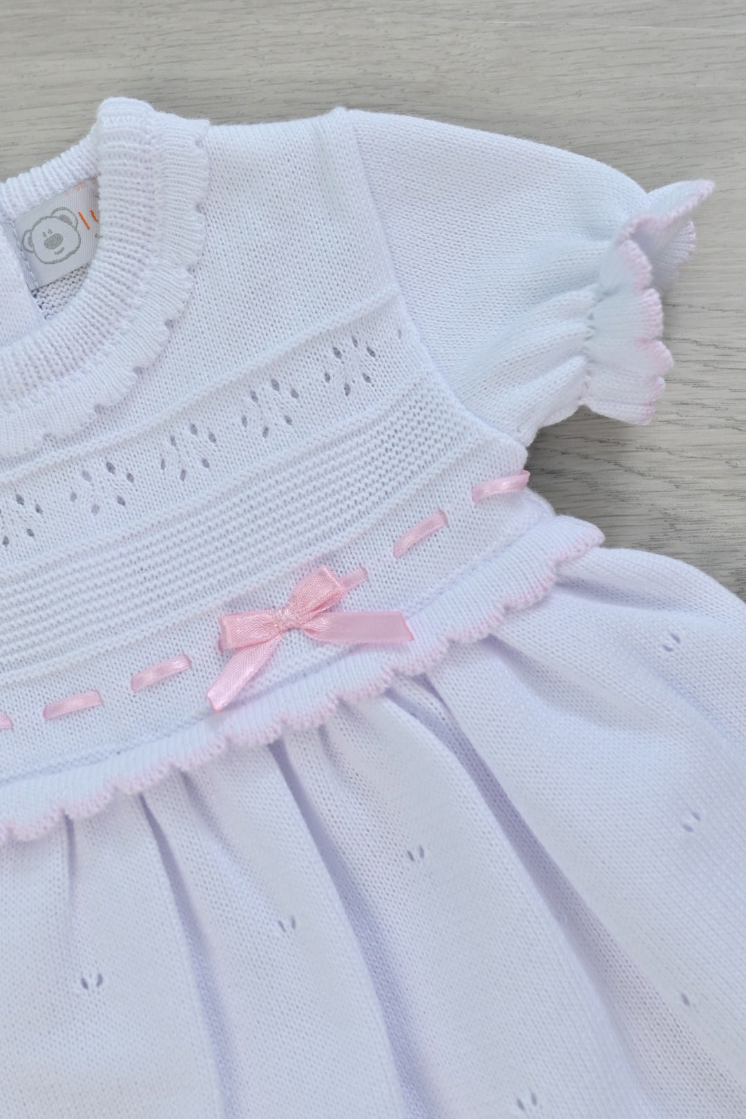 Luciana White Knit Dress