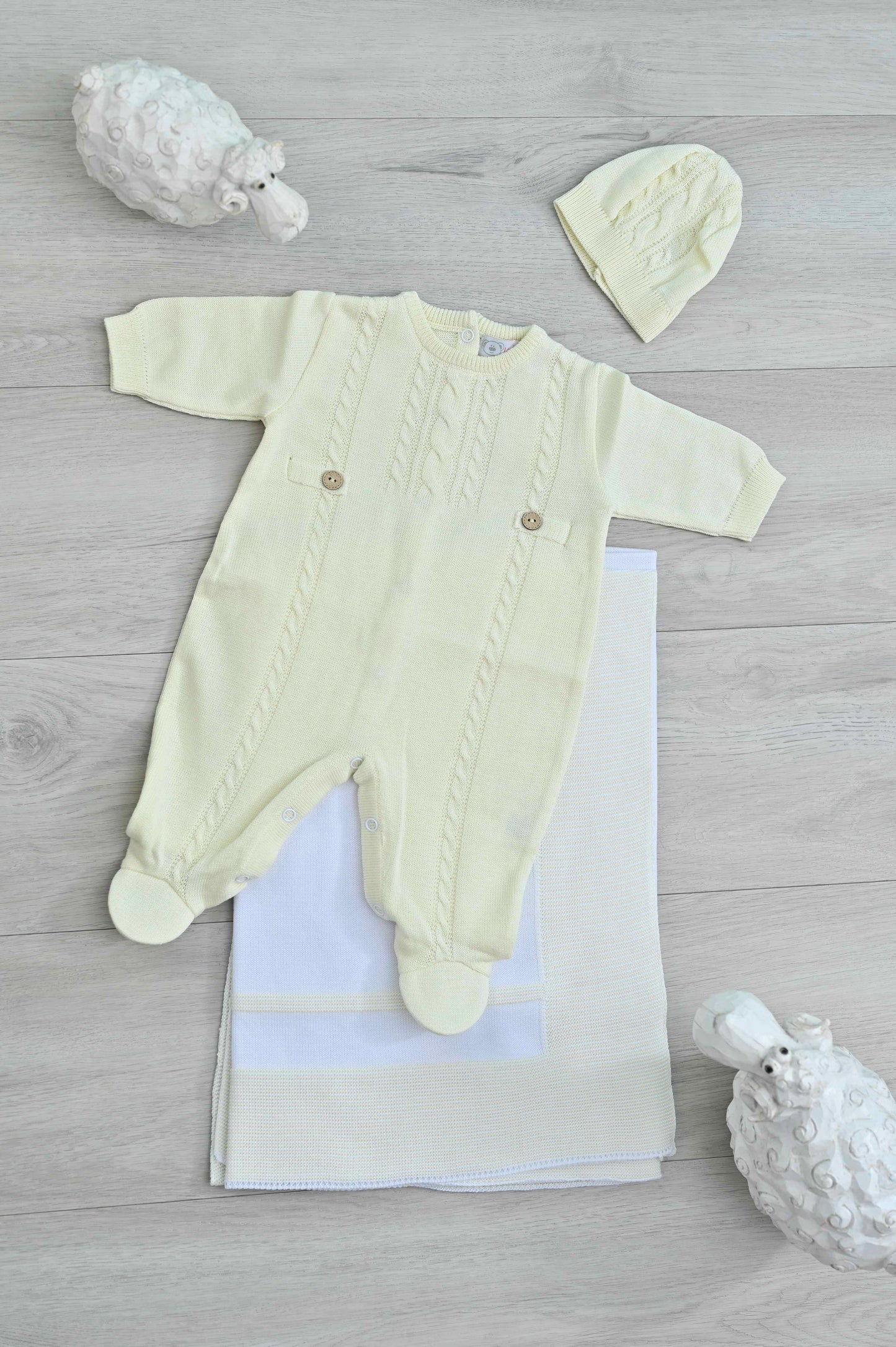 Baby Beau Yellow First Day Set