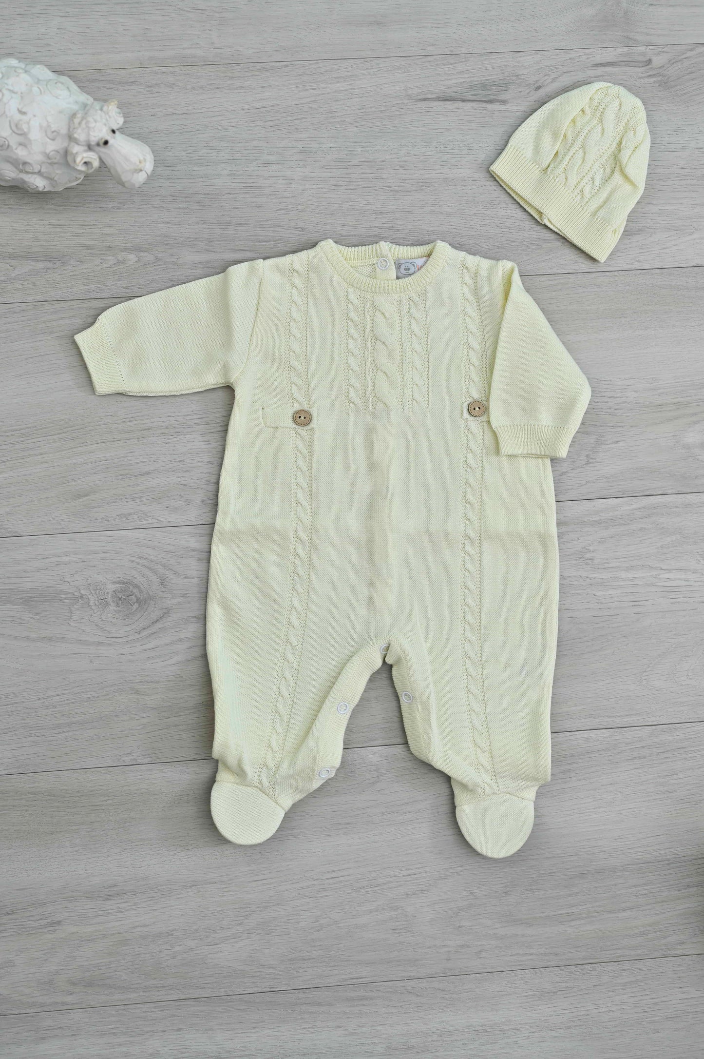 Baby Beau Yellow First Day Set