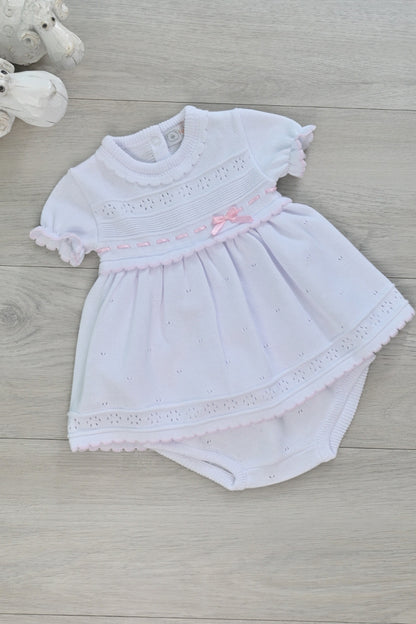 Luciana White Knit Dress