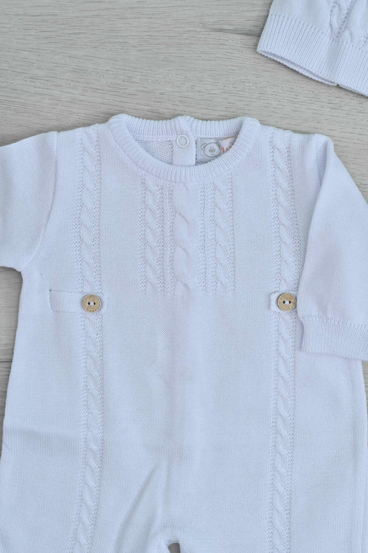 Baby Beau White First Day Set